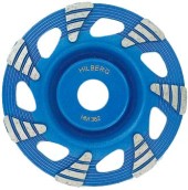 Чашка алмазная шлифовальная 125*22мм, Тайфун облегченный HILBERG HM362 Чашка алмазная шлифовальная 125*22мм, Тайфун облегченный HILBERG HM362