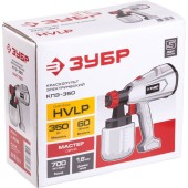 Краскопульт электрич. ЗУБР КПЭ-350, 350Вт, 800мл, сопло 1.8мм, 60DIN, в коробке Краскопульт электрич. ЗУБР КПЭ-350, 350Вт, 800мл, сопло 1.8мм, 60DIN, в коробке