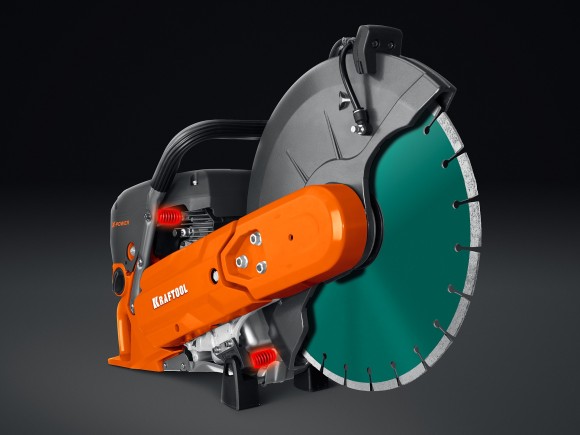 Бензорез KRAFTOOL K770-16, 3700Вт/5.1л.с, 400*20/25.4/32мм, глубина 145мм, 9300об/мин, С ДИСКОМ