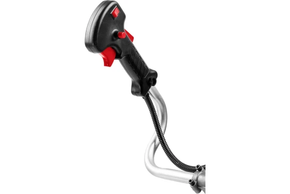 Триммер(2Т) бензин. ЗУБР КРБ-1300, 1.3кВт/1.7л.с, 43см?, диск+леска, неразборная штанга