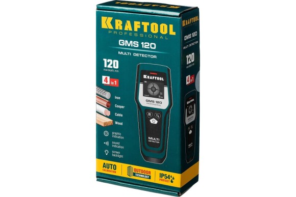Детектор проводки GMS 120 120 мм KRAFTOOL