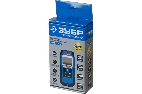 Детектор проводки DX - 750, 100 мм ЗУБР Профессионал