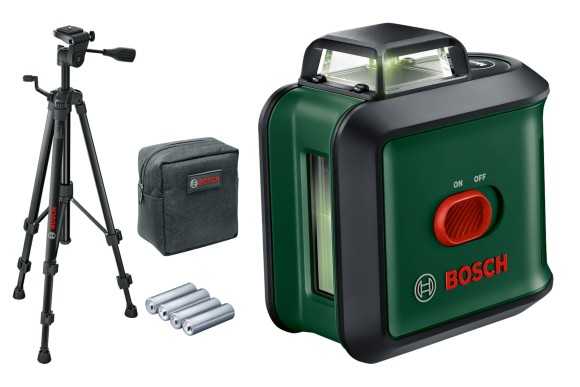 Лазерный нивелир BOSCH UniversalLevel 360+TT150, 2лин,+/-0,4мм/м,24м,чехол+штатив