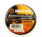 Изолента ПВХ Вихрь чёрная ,19 мм х 20 м Изолента ПВХ Вихрь чёрная ,19 мм х 20 м