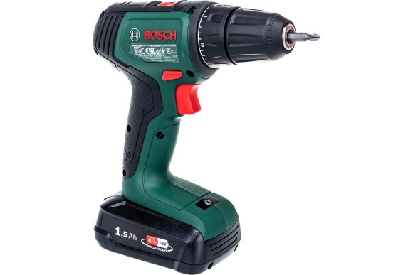 Шуруповёрт, аккум BOSCH UniversalDrill 18V, 40H/m 2*1.5A/h Шуруповёрт, аккум BOSCH UniversalDrill 18V, 40H/m 2*1.5A/h
