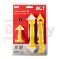Набор шпателей 3шт для затирки герметика DLT Набор шпателей 3шт для затирки герметика DLT