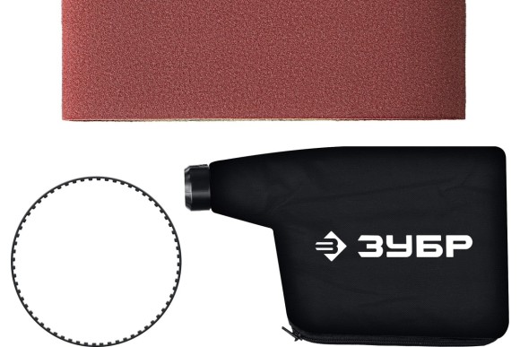 Шлифмашина ленточная ЗУБР ЗЛШМ-76-950, 950Вт, 533*76мм, 360м/мин, в коробке
