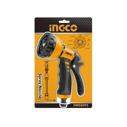 Пистолет для полива INGCO, 9-режимов ,HWSG092 Пистолет для полива INGCO, 9-режимов ,HWSG092