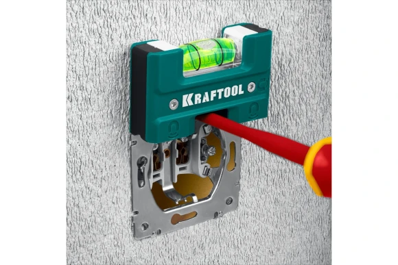 Уровень для розеток Electric 76 мм, KRAFTOOL
