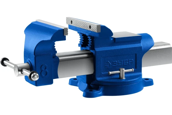 Тиски слесарные 200мм Профессионал, поворотные ЗУБР Тиски слесарные 200мм Профессионал, поворотные ЗУБР