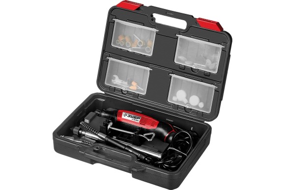 Гравёр электрич. ЗУБР ЗГ-160 КН41 160Вт, 3.2мм, 15000-35000об/мин, 41 предмет, в кейсе Гравёр электрич. ЗУБР ЗГ-160 КН41 160Вт, 3.2мм, 15000-35000об/мин, 41 предмет, в кейсе