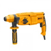 Перфоратор INGCO RGH9028, 800Вт, 2.5Дж, SDS+, 26мм, 1100об/мин, в кейсе