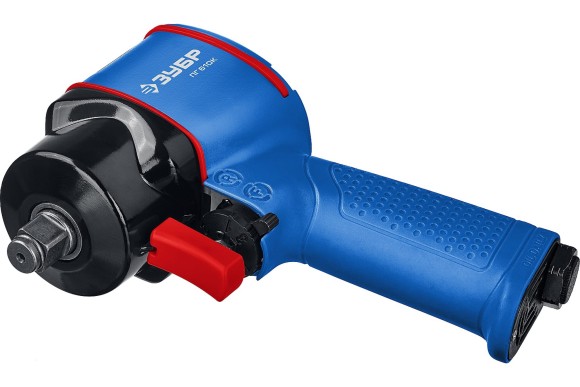 Гайковёрт пневматич. ЗУБР ПГ-610к, 610Н*м, 1/2", штуцер 1/4F дюйм, 8000об/мин Гайковёрт пневматич. ЗУБР ПГ-610к, 610Н*м, 1/2", штуцер 1/4F дюйм, 8000об/мин