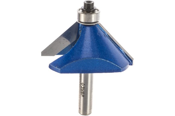 Фреза кромочная, калёвочная с подшипником 50,8*23ммподшип.12,7 мм.хвостовик 8мм ЗУБР Фреза кромочная, калёвочная с подшипником 50,8*23ммподшип.12,7 мм.хвостовик 8мм ЗУБР