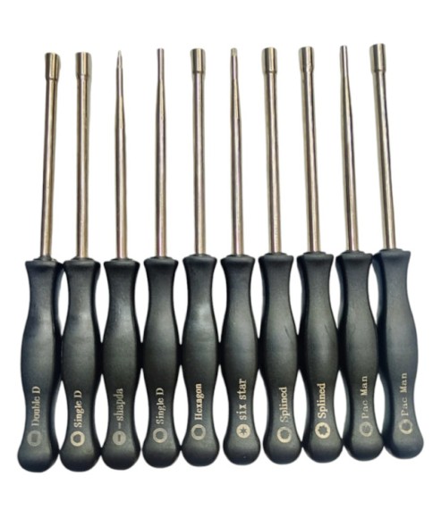 Набор отверток для регулировки карбюраторов 10 предметов Набор отверток для регулировки карбюраторов 10 предметов