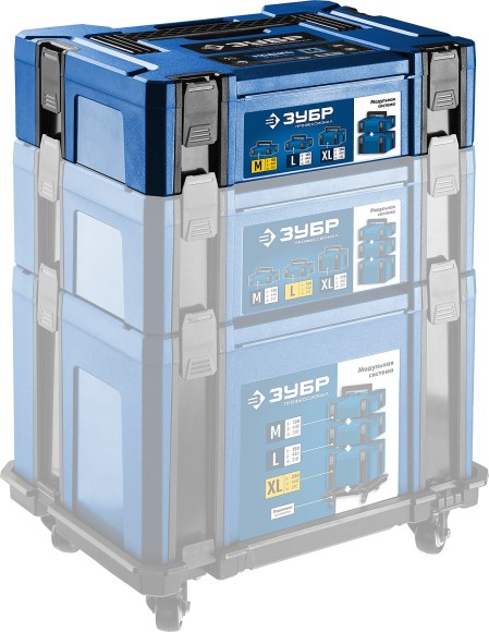 Ящик для инстр. , 443 х 310 х 128 мм, (17"), МОДУЛЬ-13 ЗУБР Профессионал (38165-13) Ящик для инстр. , 443 х 310 х 128 мм, (17"), МОДУЛЬ-13 ЗУБР Профессионал (38165-13)