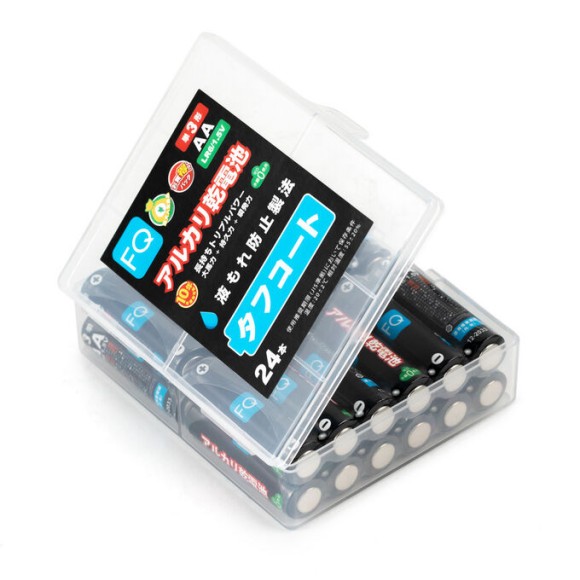 Батарейки AAА мизинчиковая LR03-24 plastic box 24шт,пластик,кейс FQ 