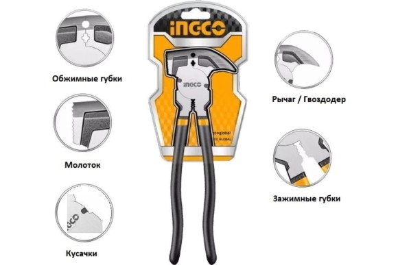 Плоскогубцы для ограждений INGCO 250мм,HFP2508 INDUSTRIAL Плоскогубцы для ограждений INGCO 250мм,HFP2508 INDUSTRIAL