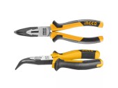 Тонкогубцы изогнутые INGCO 160мм,HBNP28168 INDUSTRIAL
