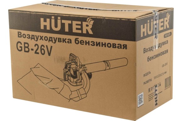 Воздуходувка(2Т) бензин. HUTER GB-26V, 750Вт/1.01л.с, 710м?/ч, 26см?, 0.75л Воздуходувка(2Т) бензин. HUTER GB-26V, 750Вт/1.01л.с, 710м?/ч, 26см?, 0.75л
