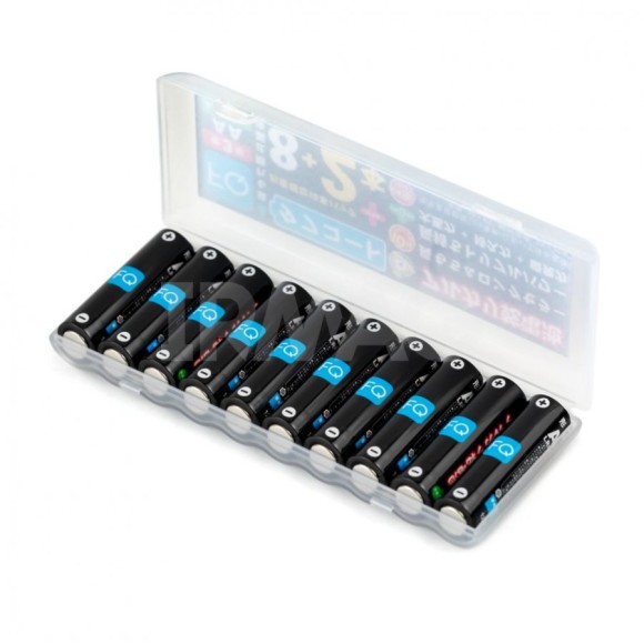 Батарейки АА пальчиковая LR6-10 plastic boxl 10шт,пластик,кейс FQ 