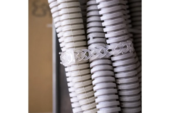 Стяжка универсальная многоразовая RS 10х300мм прозрачная (20шт/упак) IEK