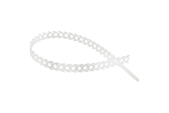 Стяжка универсальная многоразовая RS 10х300мм прозрачная (20шт/упак) IEK