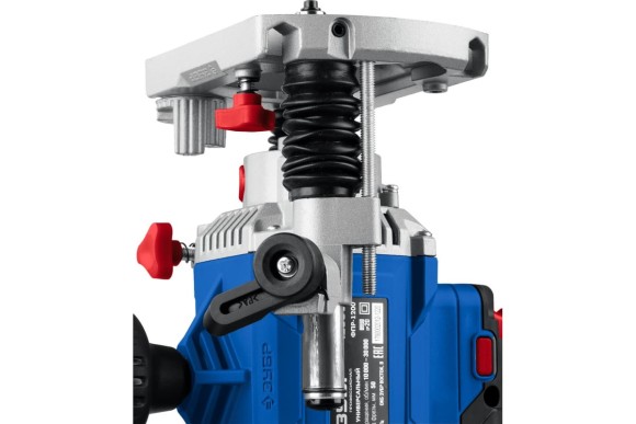 Фрезер кромочный ЗУБР ФПР-1200, 1200Вт, цанга 6/8мм, ход 50мм, 30000об/мин, в коробке