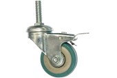 Колесо аппаратное поворотное,с болтом и тормозом / d= 75, 45кг Колесо аппаратное поворотное,с болтом и тормозом / d= 75, 45кг