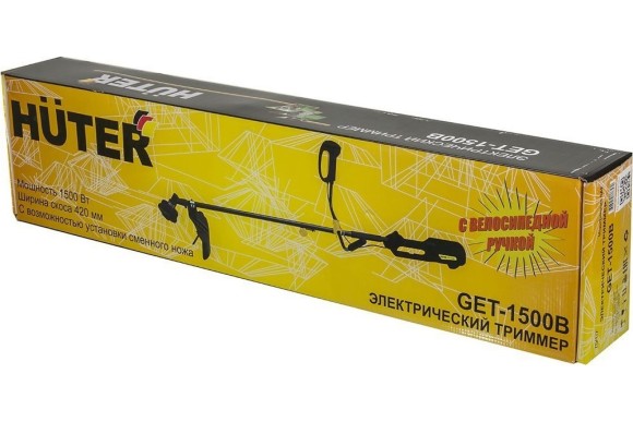 Триммер электрич. GET-1500B, 1500Вт, диск 255 х 25.4мм, леска 2мм, скашивание 255/380мм Триммер электрич. GET-1500B, 1500Вт, диск 255 х 25.4мм, леска 2мм, скашивание 255/380мм