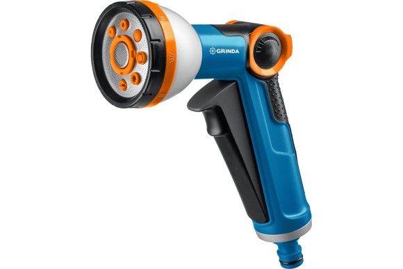 Пистолет для полива металл.PROLine X-8, 8 режимов GRINDA Пистолет для полива металл.PROLine X-8, 8 режимов GRINDA