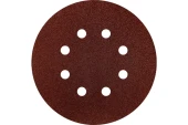 Круг абразив. под липучку перфорированный (наждачка) 125мм, Р80, Vertextools Круг абразив. под липучку перфорированный (наждачка) 125мм, Р80, Vertextools