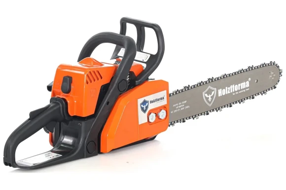 Бензопила Holzfforma G255, 2300Вт/3л.с, 45.4см?, 470мл, шина 40см, 3/8, 1.3, 55 звеньев Бензопила Holzfforma G255, 2300Вт/3л.с, 45.4см?, 470мл, шина 40см, 3/8, 1.3, 55 звеньев