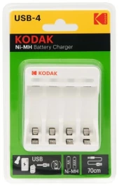 Зарядное устройство для аккумуляторов C8002B USB K4AA/AAA Kodak 