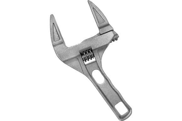 Ключ разводной 200мм зев 16-68 мм тонкие губки, коротк.ручка Vertextools Ключ разводной 200мм зев 16-68 мм тонкие губки, коротк.ручка Vertextools