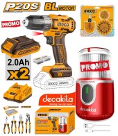 Шуруповерт аккум ПРОМО НАБОР.CDLI20508,20В*2,0А/ч*2шт,50Н/м+КОФЕМОЛКА+ЩЁТКИ+ИНСТРУМЕНТ+НАБОР,коробка Шуруповерт аккум ПРОМО НАБОР.CDLI20508,20В*2,0А/ч*2шт,50Н/м+КОФЕМОЛКА+ЩЁТКИ+ИНСТРУМЕНТ+НАБОР,коробка