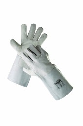 Перчатки кож. длинные с манжетой Перчатки кож. длинные с манжетой