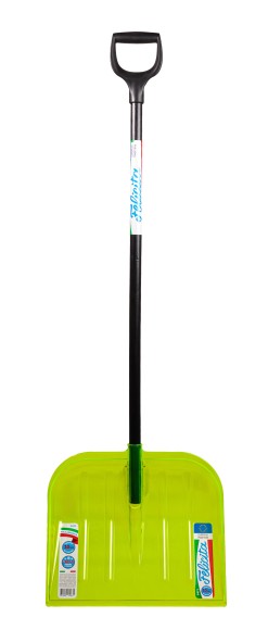 Лопата снеговая FELICITA 475*400*1510 мм, поликарбонат, деревянный черенок D38 мм