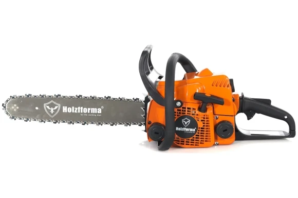 Бензопила Holzfforma G180, 1500Вт/2л.с, 31.8см?, 250мл, шина 40см, 3/8, 1.3, 55 звеньев Бензопила Holzfforma G180, 1500Вт/2л.с, 31.8см?, 250мл, шина 40см, 3/8, 1.3, 55 звеньев