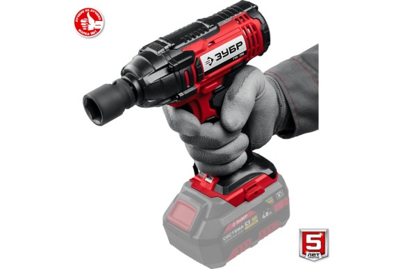 Гайковёрт аккум. ЗУБР ГУЛ-255, 18В, 250Н*м, квадрат 1/2", без АКБ и ЗУ, в коробке Гайковёрт аккум. ЗУБР ГУЛ-255, 18В, 250Н*м, квадрат 1/2", без АКБ и ЗУ, в коробке