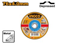 Диск зачистной 76*4*10мм по металлу INGCO Диск зачистной 76*4*10мм по металлу INGCO