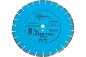 Диск алмазный по железобетону 400 х 3.5 х 25.4мм, сегментный, сухой/мокрый, Laser Trio TRIO-DIAMOND Диск алмазный по железобетону 400 х 3.5 х 25.4мм, сегментный, сухой/мокрый, Laser Trio TRIO-DIAMOND