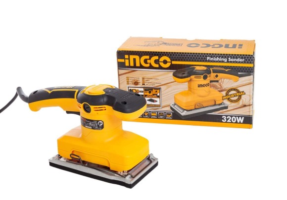 Виброшлифмашина INGCO FS3208, 320Вт, 180*90мм, 14000об/мин, в коробке Виброшлифмашина INGCO FS3208, 320Вт, 180*90мм, 14000об/мин, в коробке
