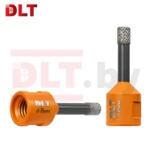 Коронка алмазная по керамограниту 8 х 35мм, М14, сухой/мокрый,DLT TOP 2088