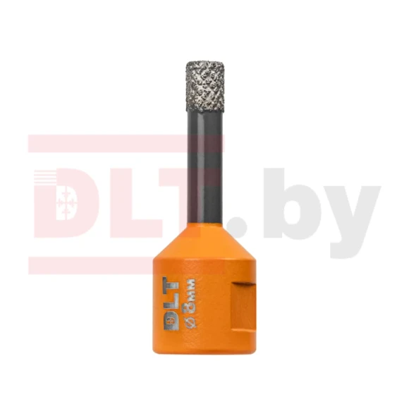 Коронка алмазная по керамограниту 8 х 35мм, М14, сухой/мокрый,DLT TOP 2088