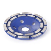 Чашка алмазная шлифовальная 125*22мм, двурядный EDGE 