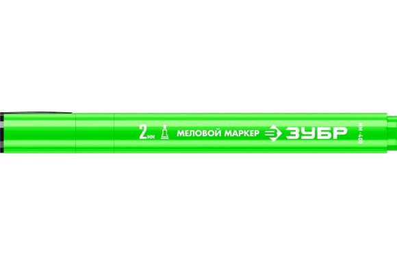 Маркер-меловой круглый 2мм зелёный ММ-400 ЗУБР