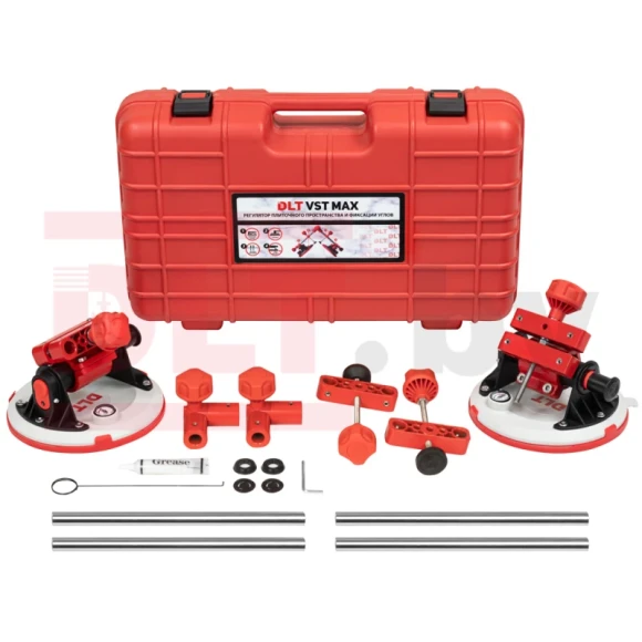 Система стягивания и выравнивания плит и фиксации углов VST MAX  ( вакумные присоски) DLT