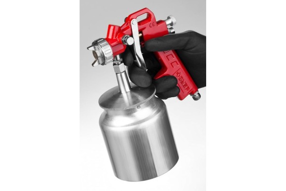 Краскопульт пневматич. ЗУБР МС H200, бачок нижний 750мл, сопло 1.3мм Краскопульт пневматич. ЗУБР МС H200, бачок нижний 750мл, сопло 1.3мм