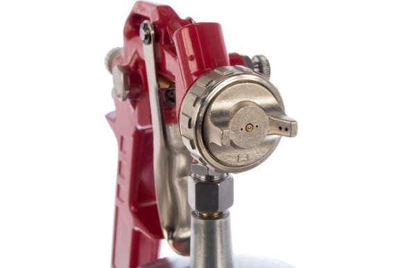 Краскопульт пневматич. ЗУБР МС H200, бачок нижний 750мл, сопло 1.3мм Краскопульт пневматич. ЗУБР МС H200, бачок нижний 750мл, сопло 1.3мм